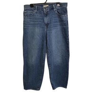 Levi’s Baggy Dad Blue Jeans Denim Winter Casual Women’s Sz 32